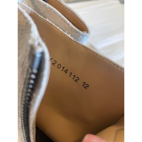 NWOT: John Varvatos Slouchy Zip Boot in China White main image 9